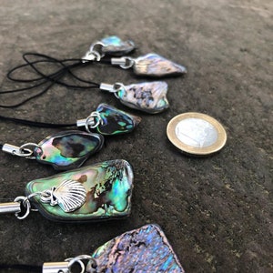 Phone Loop and Bag charms Natural Paua Shell _191_Take the beach along_3 image 8