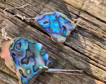 Natural Paua Shell Earring_114_Reaching for the Sky