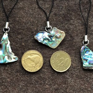 Phone Loop and Bag charms Natural Paua Shell _170_Take the beach along image 6