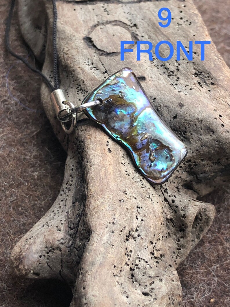 Phone Loop and Bag charms Natural Paua Shell _170_Take the beach along image 3