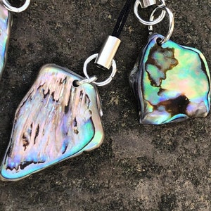 Phone Loop and Bag charms Natural Paua Shell _191_Take the beach along_3 image 4