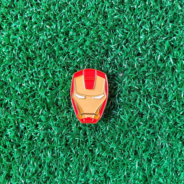 Iron Super Hero Golf Ball Marker | Golf Accessory | Boyfriend Husband Bachelor Party Groomsmen Golf Gifts