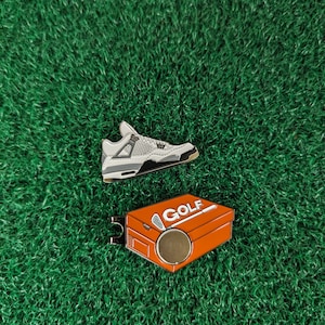AJ4 Concrete Sneaker Inspired Golf Ball Marker |  Golf Gift | Golf Accessory | Boyfriend Husband Bachelor Party Groomsmen Golf Gifts