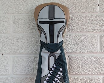 Mando Inspired Fairway Headcover | Golf Accessory | Boyfriend Husband Bachelor Party Groomsmen Birthday Golf Gifts Fathers Day