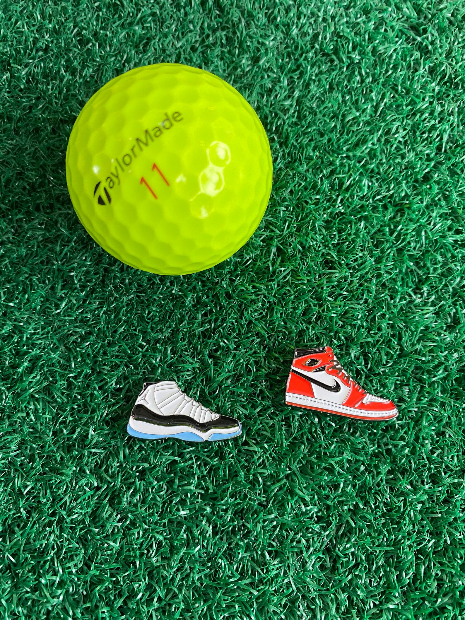 Jordan inspired Golf Ball Marker Jordan 11 Concord Sneaker Etsy