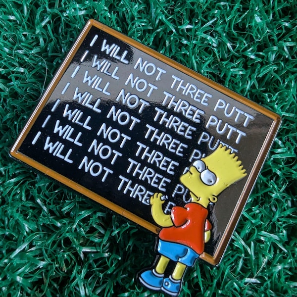 No 3-PUTT Golf Ball Marker | Boyfriend Husband Bachelor Party Groomsmen Golf Gifts | Golf Accessories