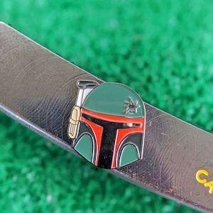 Boba Bounty Hunter Inspired Golf Ball Marker | Golf Accessory | Boyfriend Husband Bachelor Party Groomsmen Golf Gifts