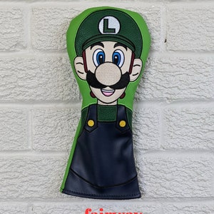 Super Brother Inspired Fairway Headcover | Golf Accessory | Boyfriend Husband Bachelor Party Birthday Groomsmen Golf Gifts