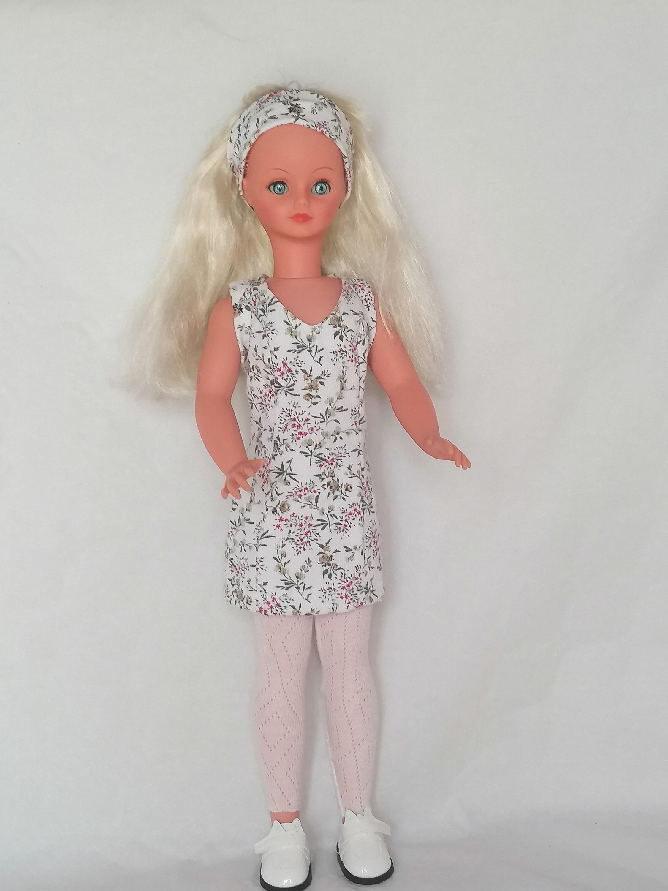 Poupée Gégé 42 Cm – Brune – Vintage Française En Plastique