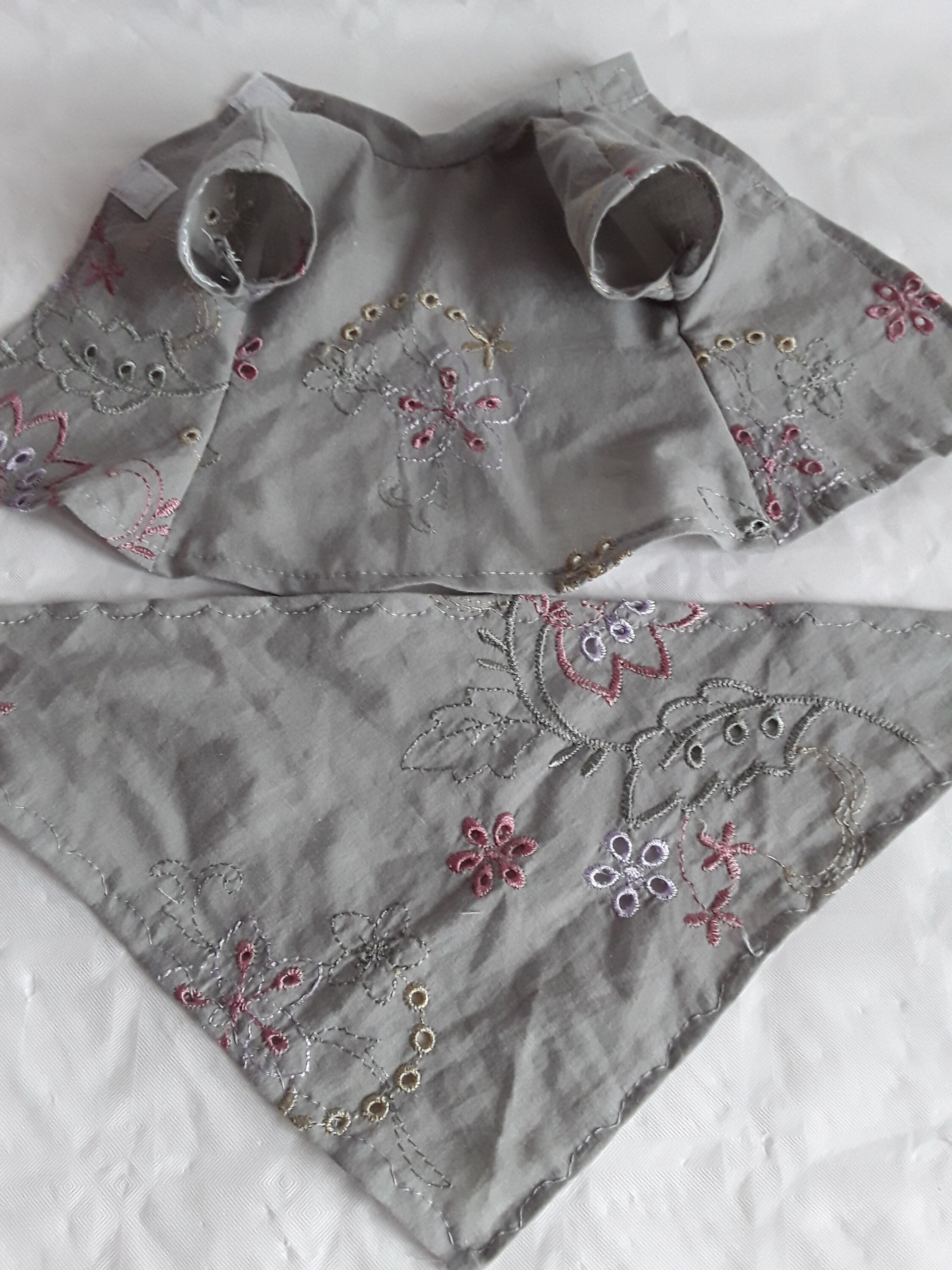 Robe pour Poupée Bleuette 29 cm en coton Robe pour Poupée Bleuette 29 cm en coton