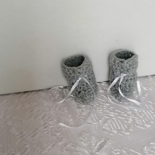 Chaussons poupée vêtements de poupée corolle 42 cm fait main crocheter main