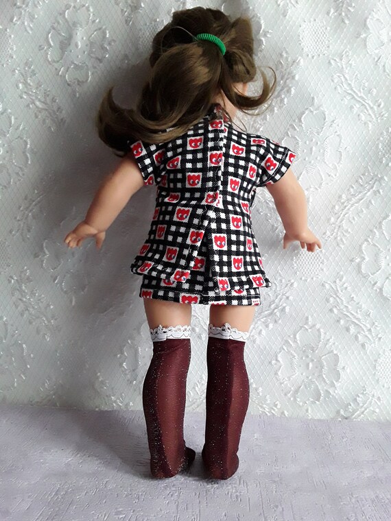 Tenue D'hiver Pour Poupée American Girl 45,7 Cm – Ensemble Chapeau, Pull Et Jupe, Lave-main