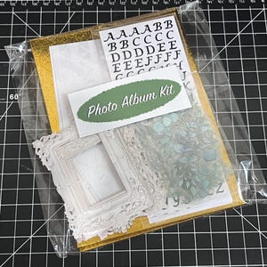 Photo Album Kit - Scrapbooking Kit  Blank Book and Scrapbook Supplies