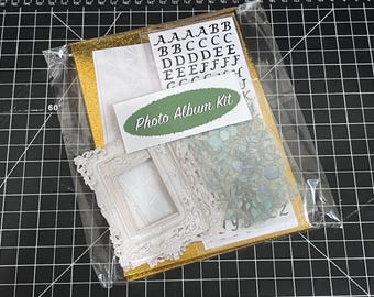Photo Album Kit - Scrapbooking Kit  Blank Book and Scrapbook Supplies