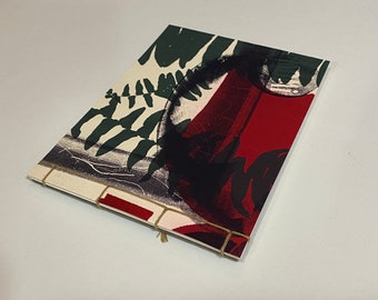 Cuaderno de bocetos hecho a mano - Cuaderno de bocetos de paisajes único - Páginas interiores de papel para dibujo