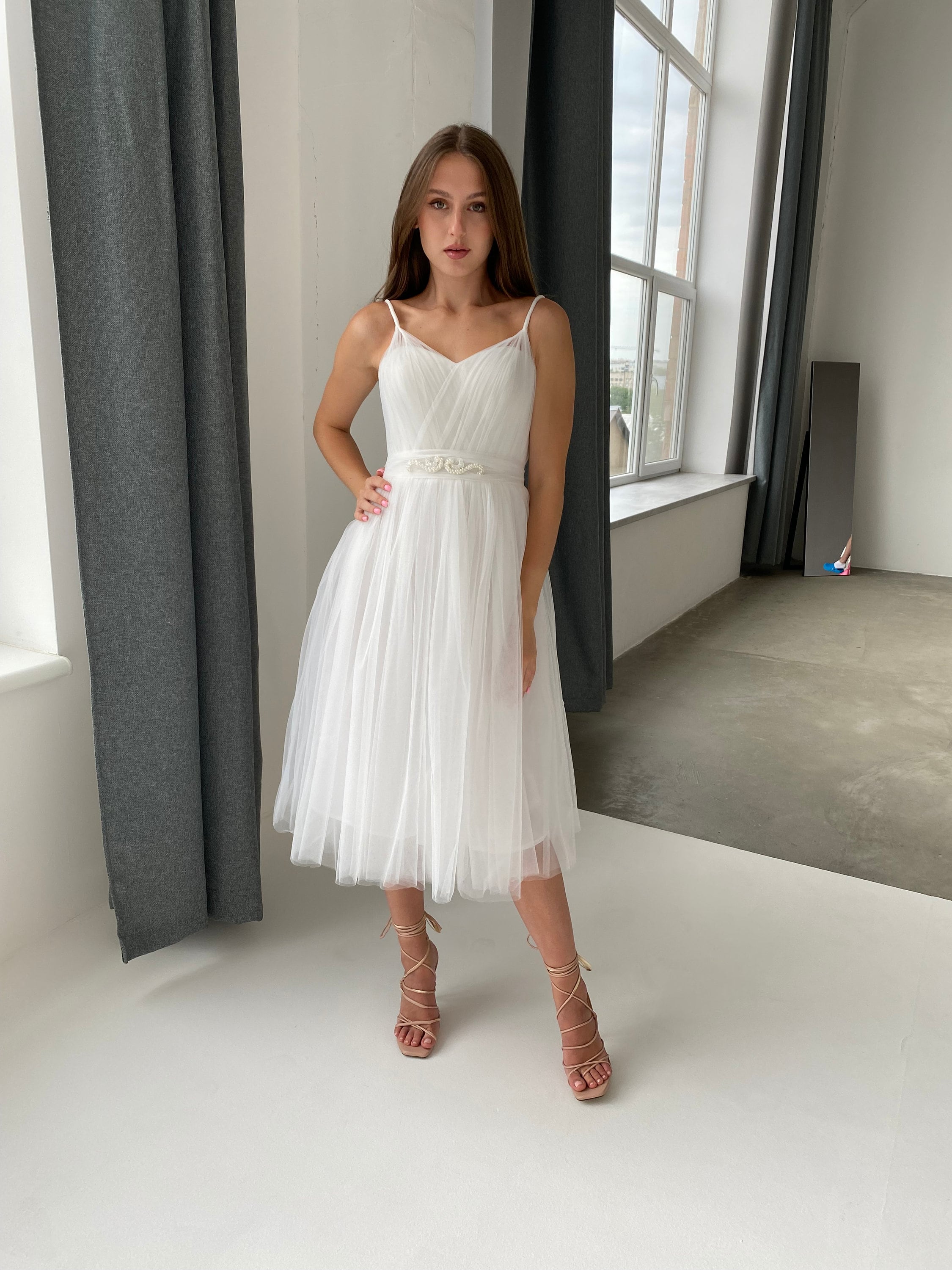 Tulle Lace Dress Midi Etsy Australia