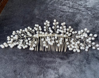 Bridail Hair Comb Pearl Hair Comb Bridal Hair Accessory Wedding Hair Comb Wedding Hairpiece Pearl Hair Accessory Wedding Hair Comb