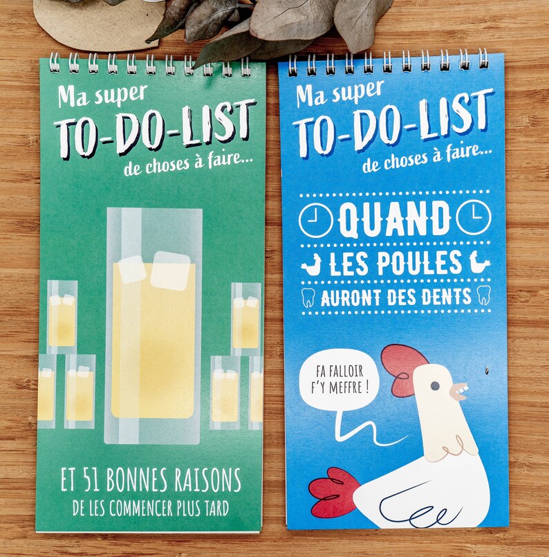 Carnets TO-DO-LIST à spirales bloc notes à remplir liste de tâches à faire image 6