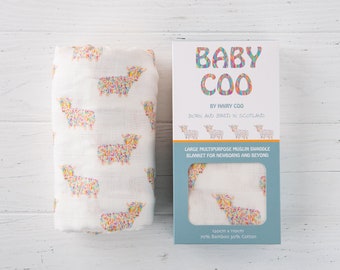 Baby Coo Muslin Swaddle