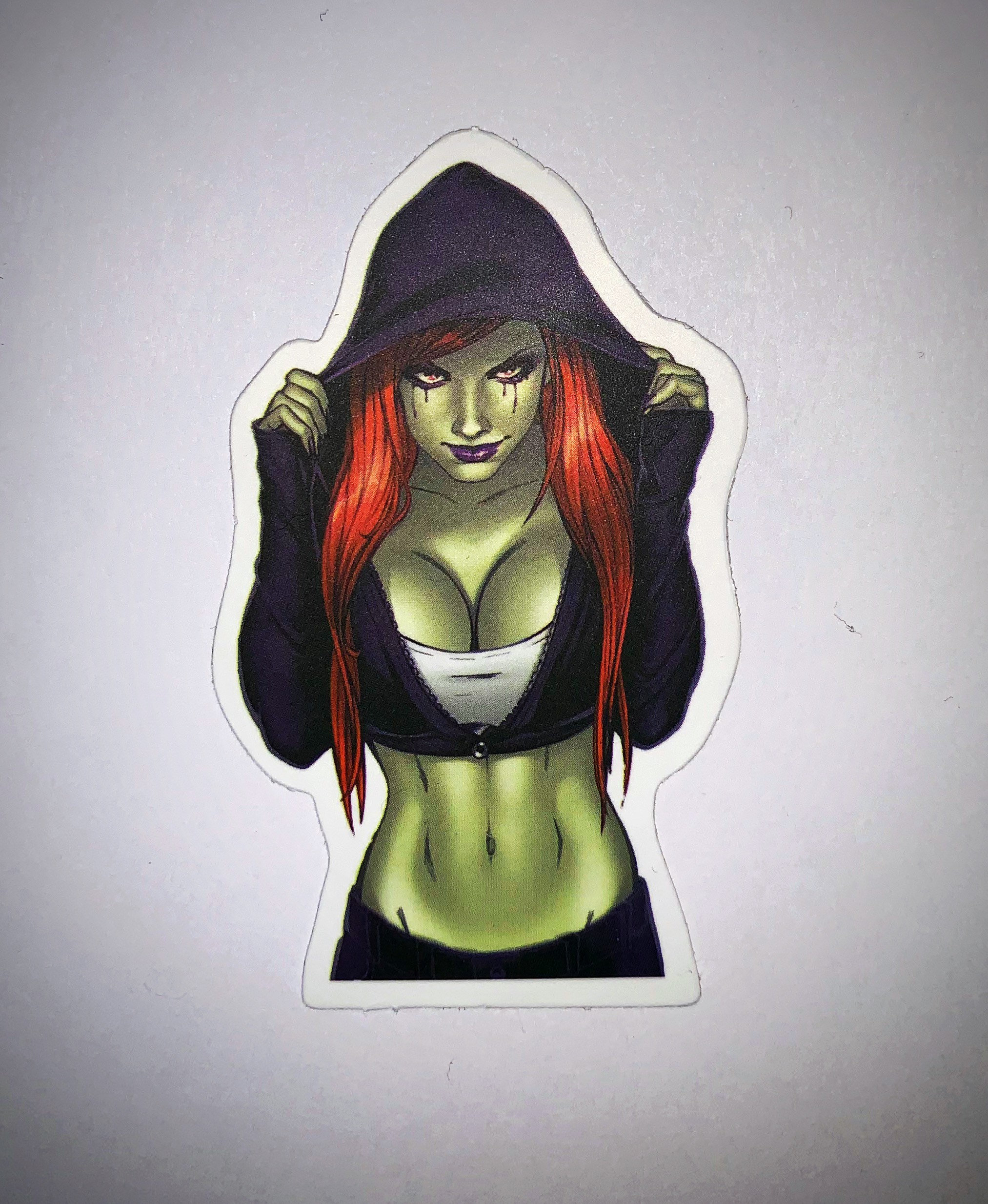 Sexy Zombie Girl Sticker Individual Sticker Laptop Tablet Skateboard Phone  Diary Guitar Vinyl Sticker - Etsy