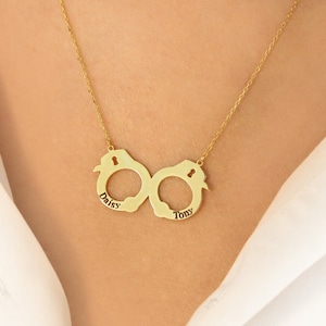 Sterling Silver Handcuff Chain Necklace, Dainty Necklace, Friendship Necklace,  Necklace, Birthday gift, Anniversary gift