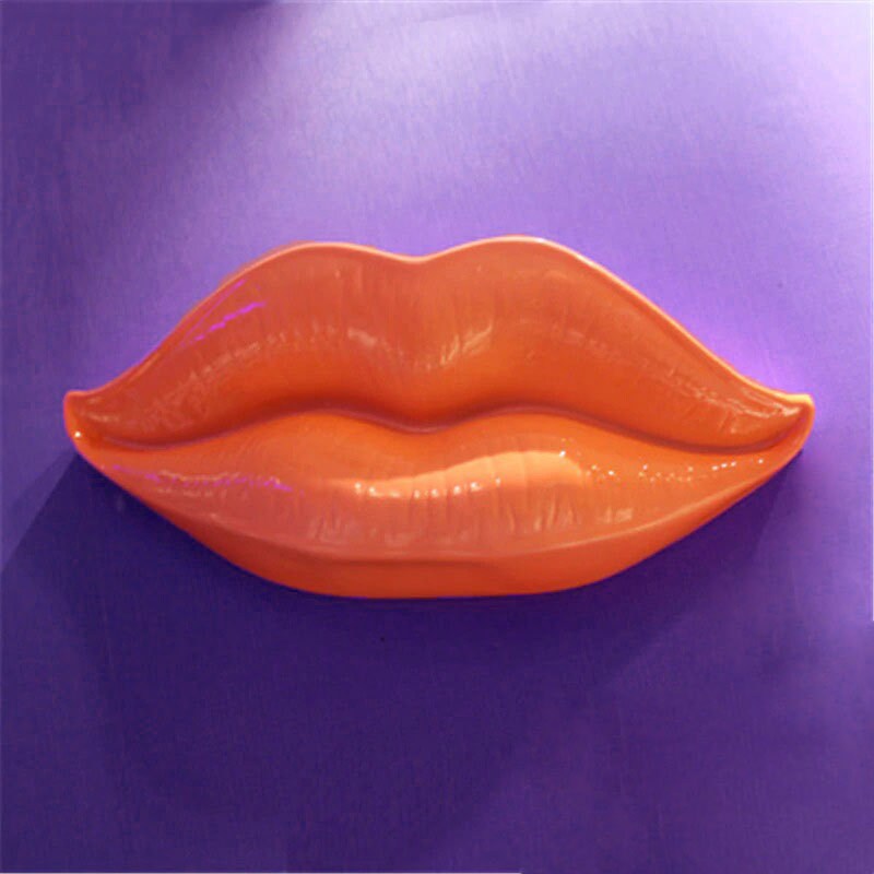 Modern 3D Lips Wall Art Sculpture Etsy