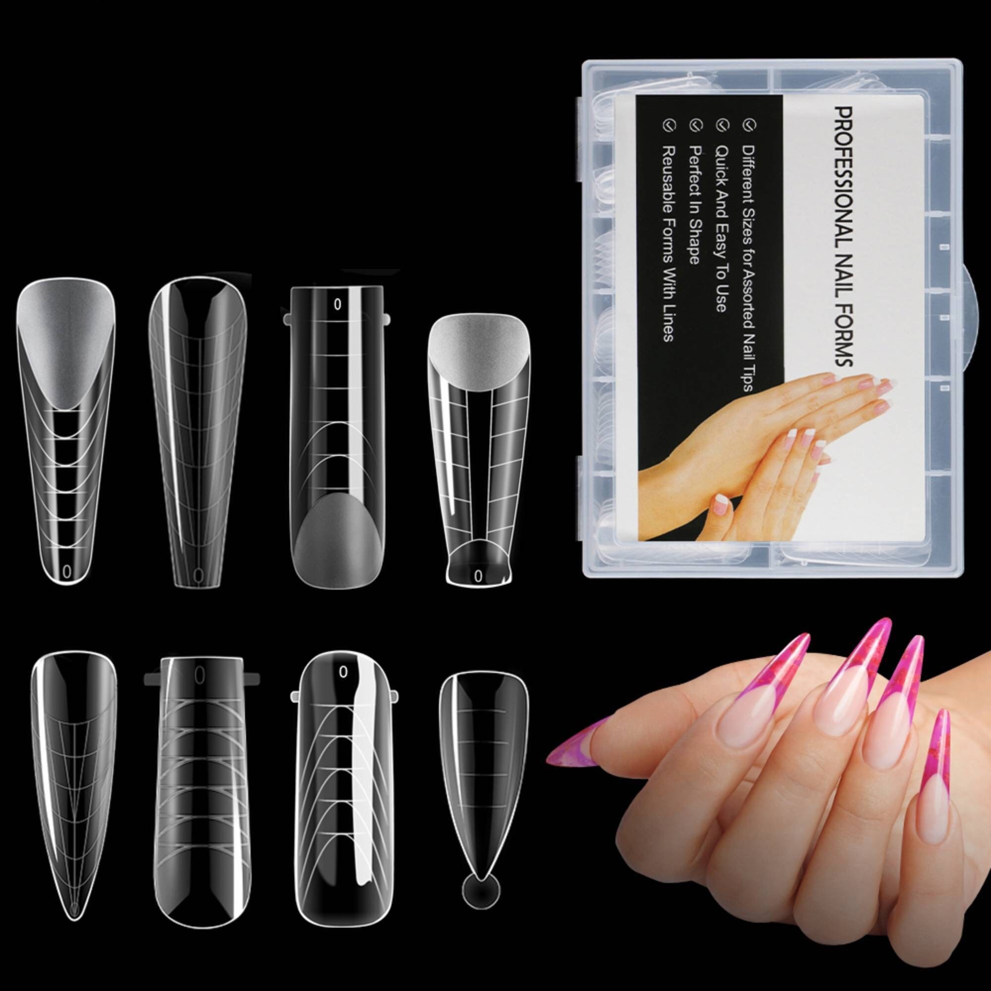 Paper Nail Form For Acrylic UV Gel Extension - Limegirlstore