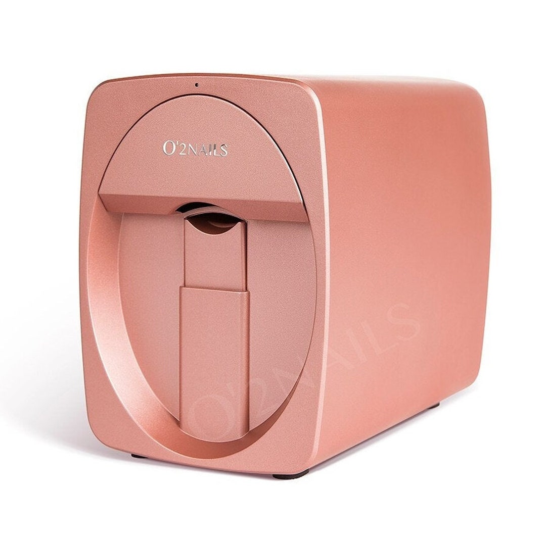 ALSUP Digital Mobile Nail Art Printer- Mini Portable Nail Painting Machine  Control Through Free Mobile App,Orange