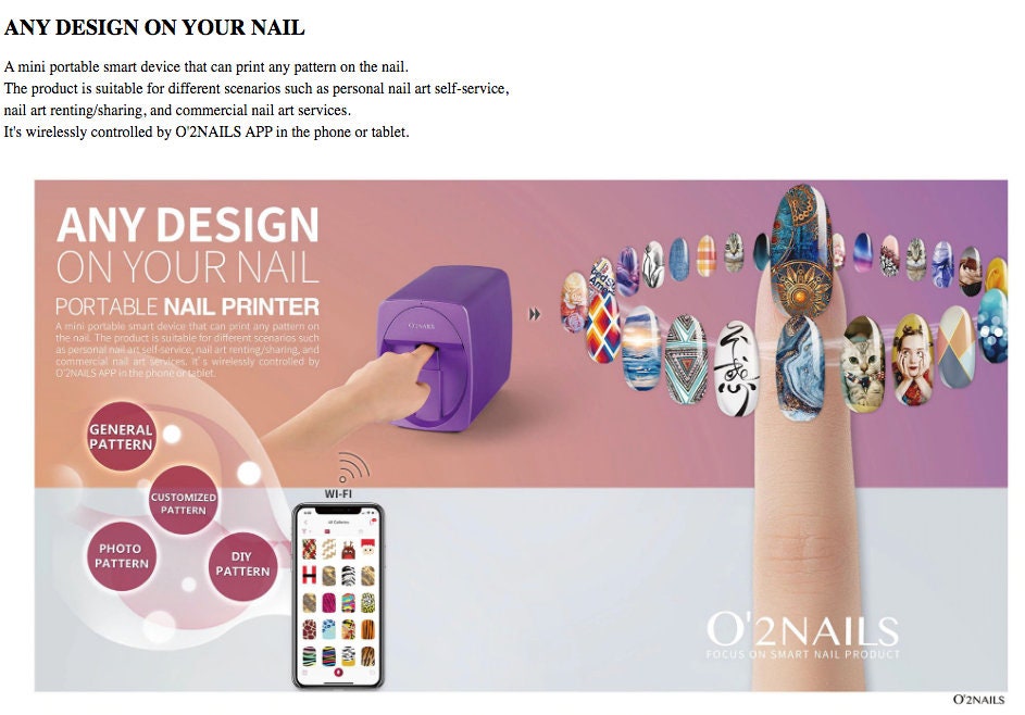 There's a Digital Nail Printer That Lets You Print Any Design Onto