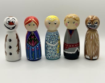 Frozen Peg Doll set