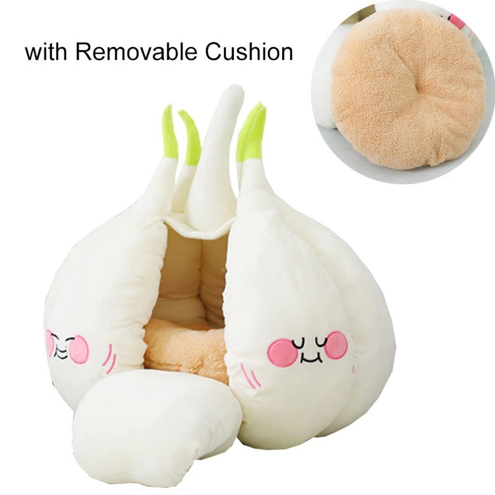 Cute Plush Onion Shape Pet Tent Bed for Cats & Dogs Warm Etsy