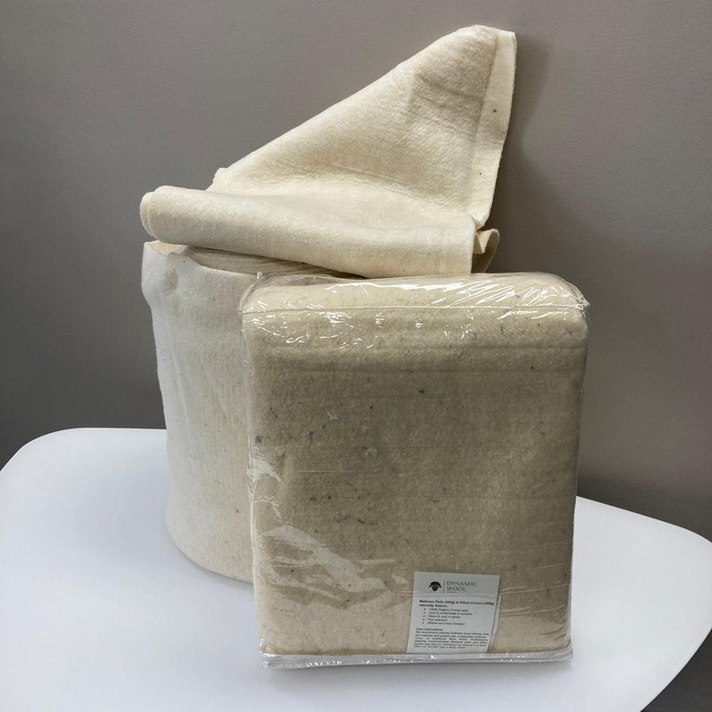 Natural Mattress Pad Sheep Wool Topper Cover Made in USA Etsy