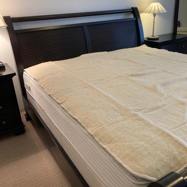 Wool Mattress Topper Etsy