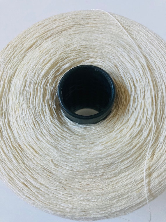 SALE SALE  4 lb White Organic Hemp Yarn, Strong Natural Fiber (10/3 2lb, 10/4 2 lb)
