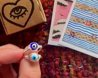 evil eye rings pack