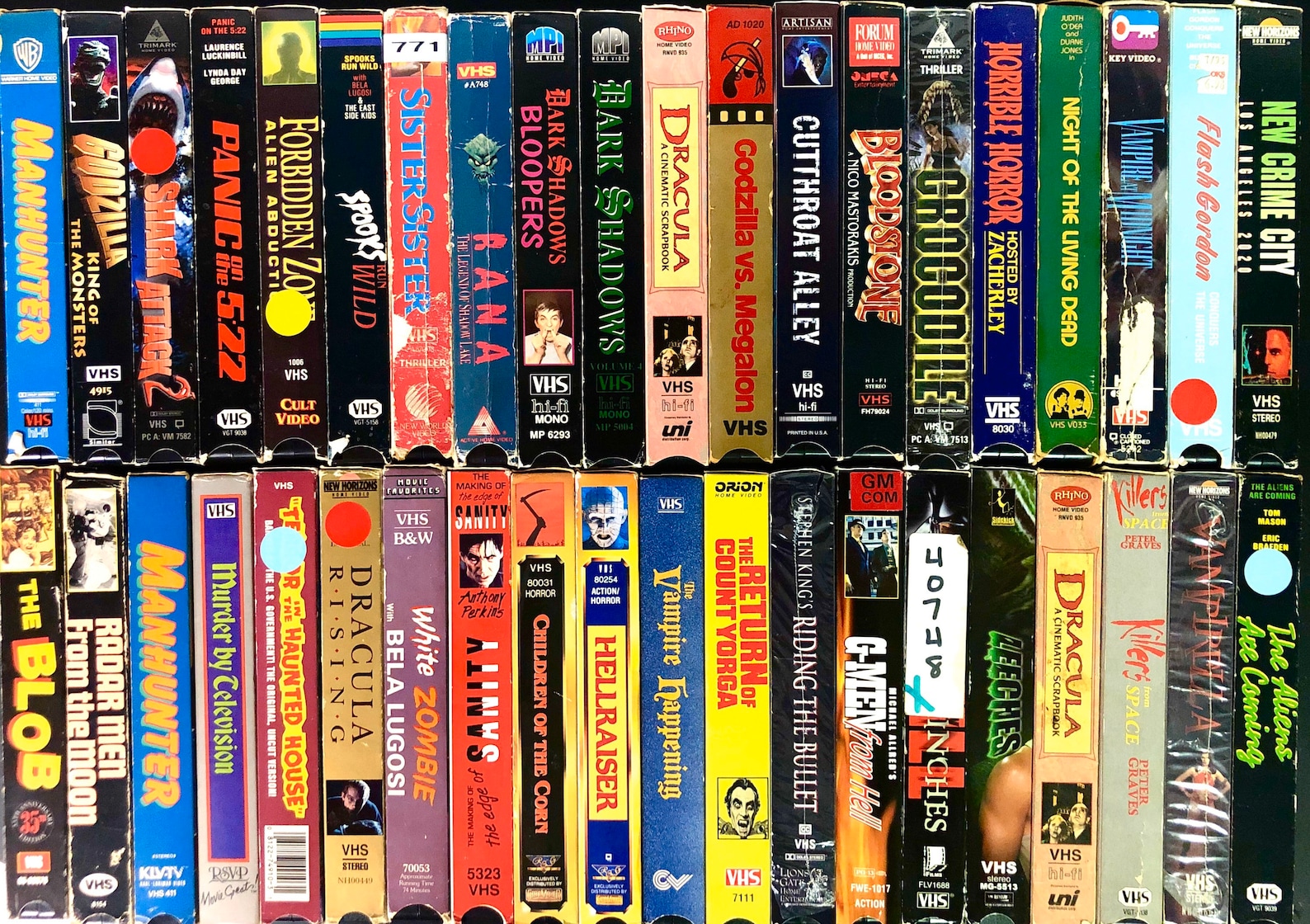 Vintage Horror VHS Choose 1 or More Etsy