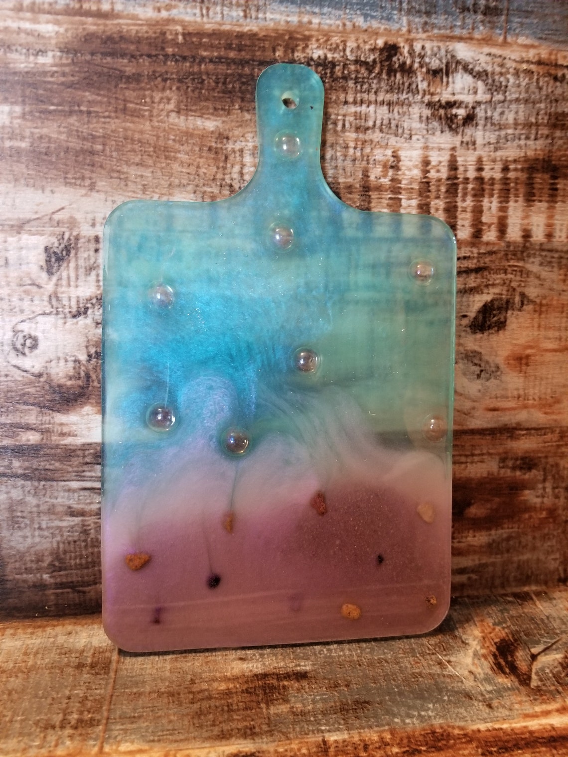 Ocean Cutting Board with Handle Etsy