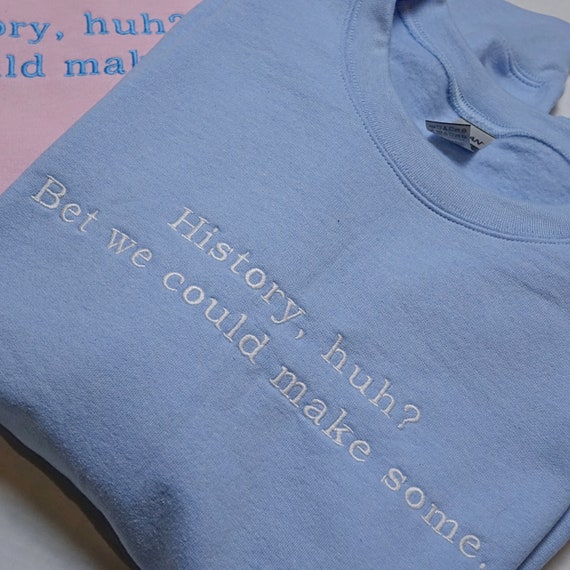 Pull Inspire Rouge Blanc Et Bleu Royal Citation De Livre Etsy Canada