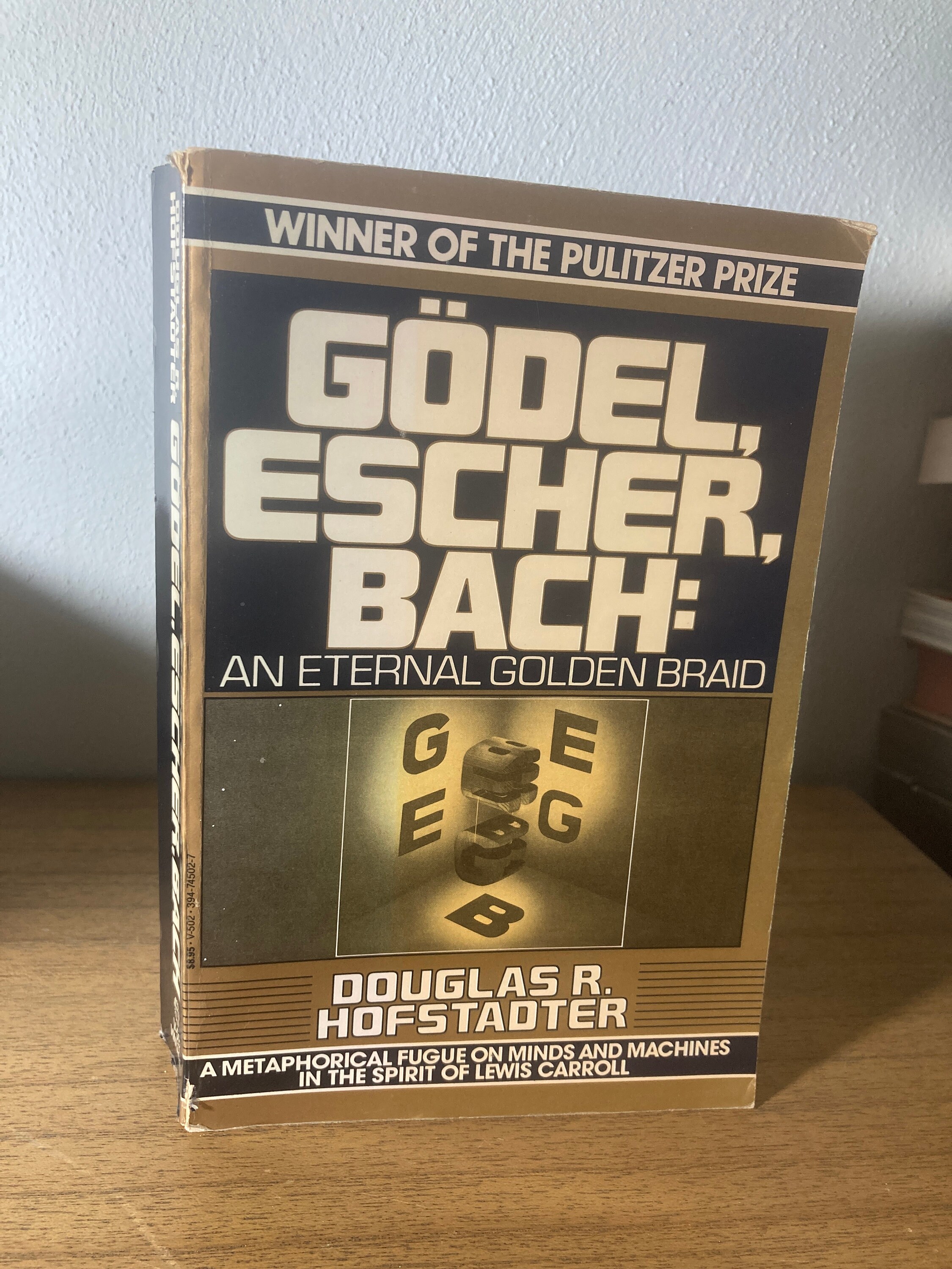 Gödel, Escher, Bach an Eternal Golden Braid Douglas Hofstadter 1980 First Vintage Books Edition