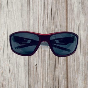 Men&#39;s Sports/ Biker Red Frame Black Polarized Lens Sunglasses, Polarized Sports/ Biker Full Frame Sunglasses.