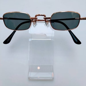 Joe Burrow Orange & Purple Rose-colored Square Lens Gold Frame