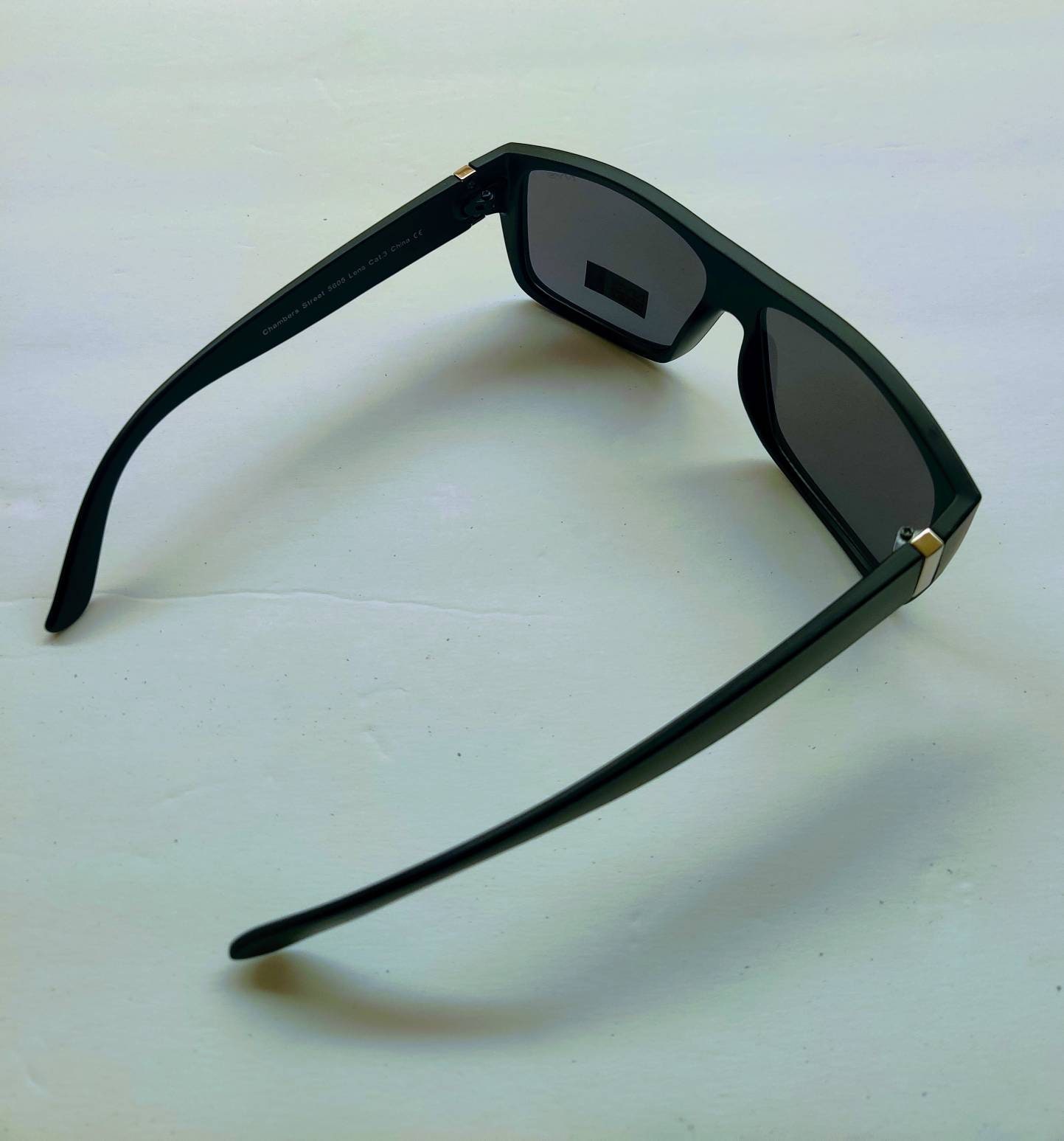 Men's Square Full Frame Sunglasses with PC Lens Material in Black, Ideal for Winter