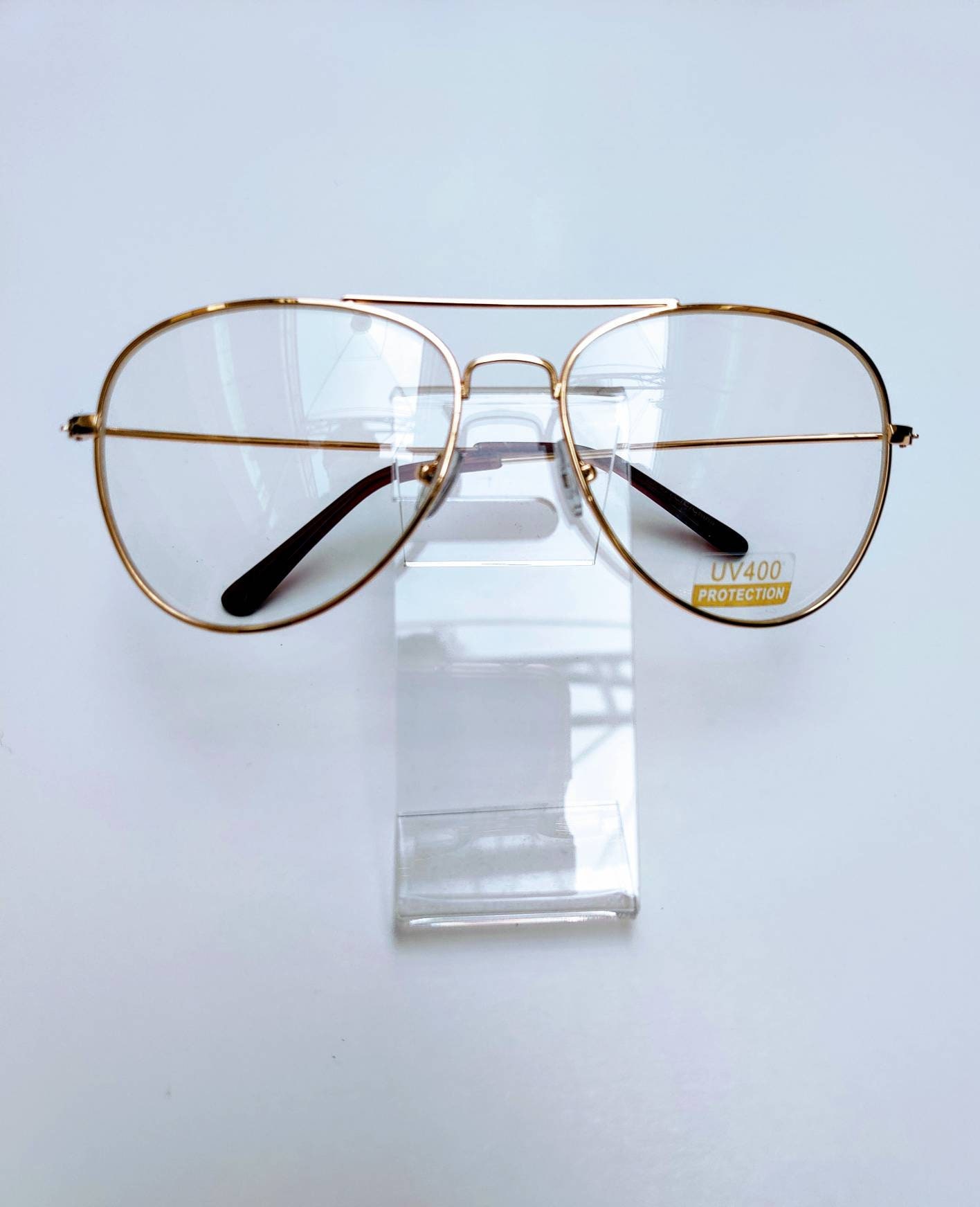 NULOOQ Fashion Vintage Square Non-prescription Clear Lens Glasses for Women  Men, Thick Frame Fake Eyeglasses (Black + Transparent) - 2 Pack at   Women's Clothing store