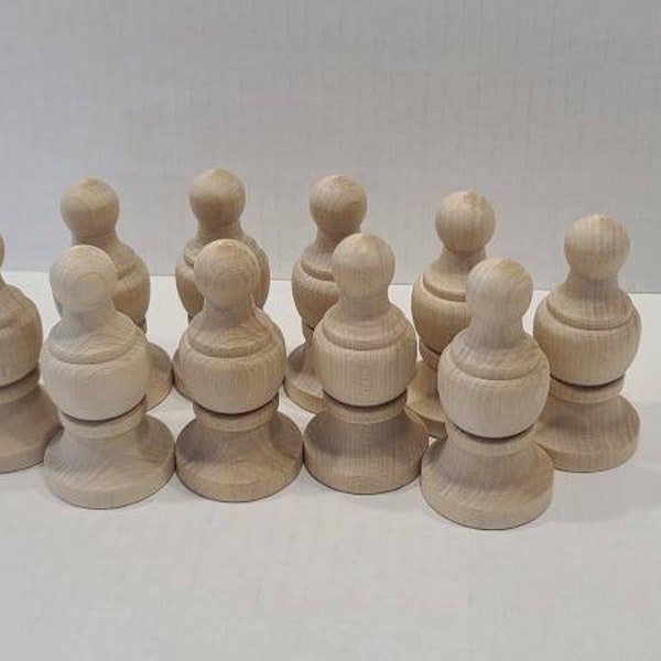 Large Wood Colonial Finial- Set of 10