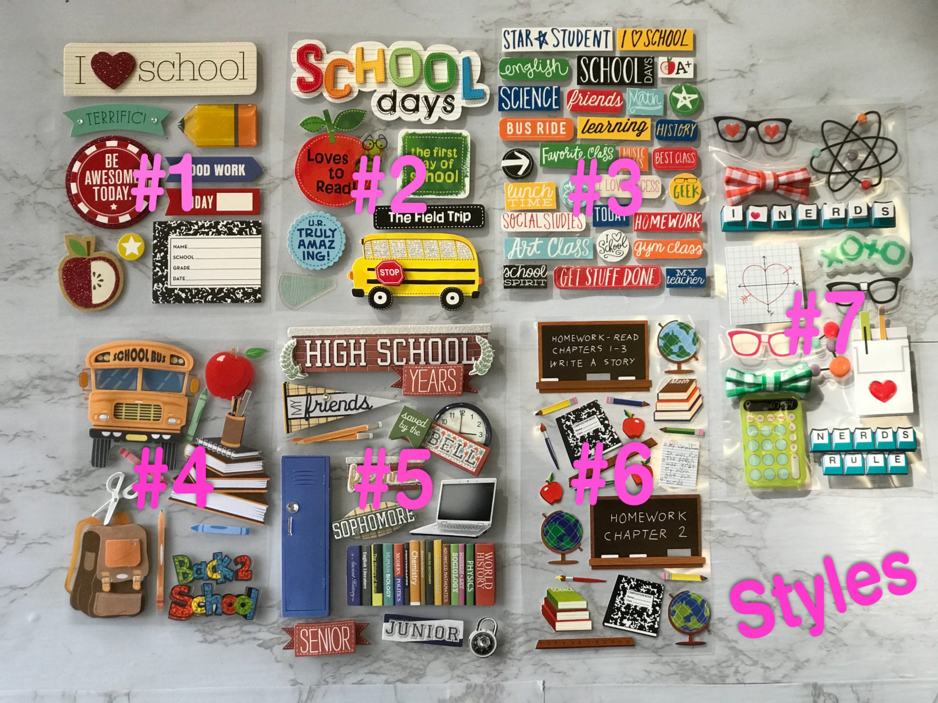 Trend Sparkle Stickers School Days Fun Stickers - Fun Theme/Subject (Apple  Dazzlers, Twinkling Stars, Merry Music, Brilliant Birthday, Sunny Smile