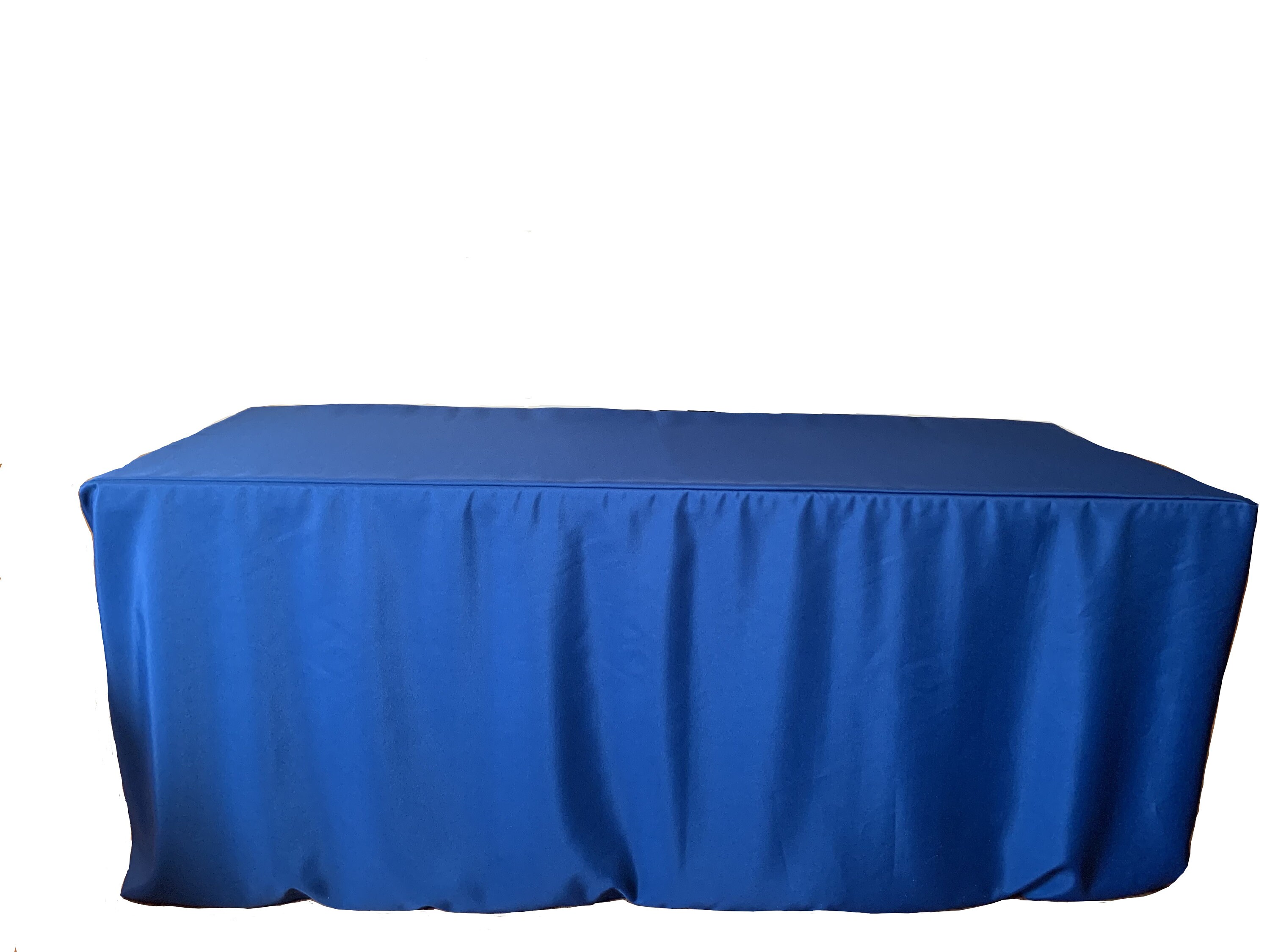 Royal Blue Woven Polyester Fitted Table Cover Wedding Etsy UK