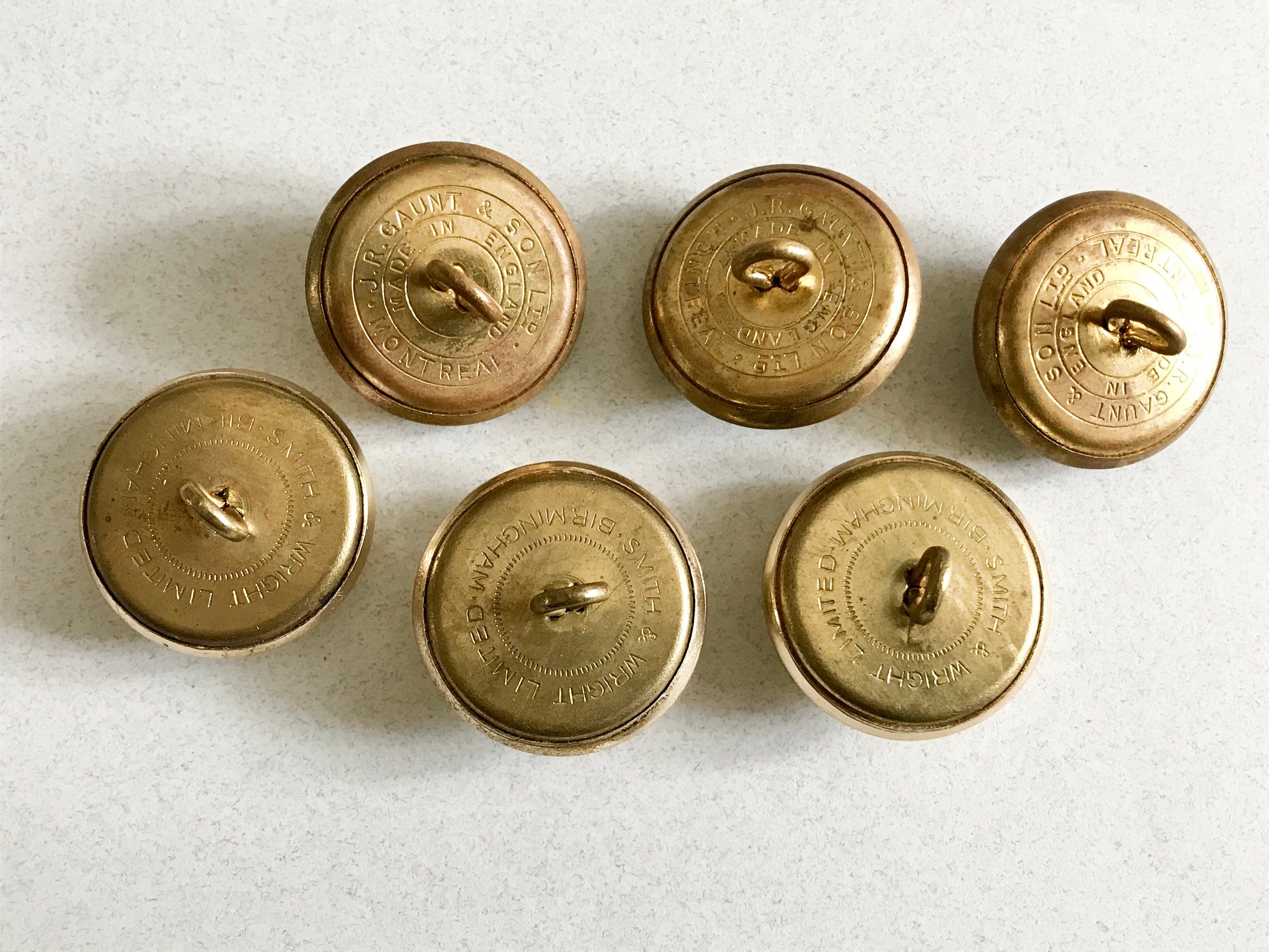 Vintage Canadian Military Uniform Buttons / Canada | Etsy