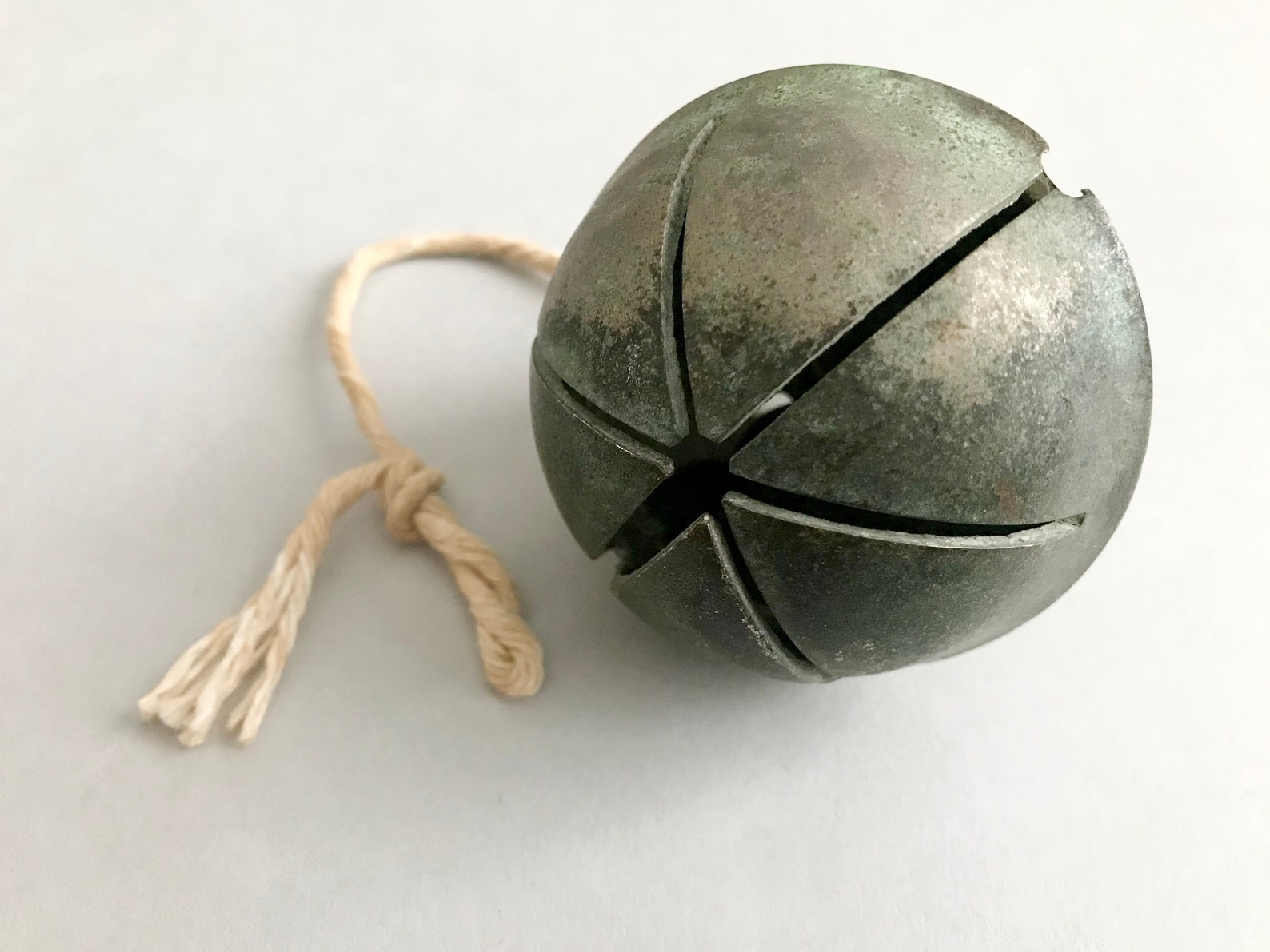 Antique Spherical Crotal Bell / Cast Ball Bell Etsy