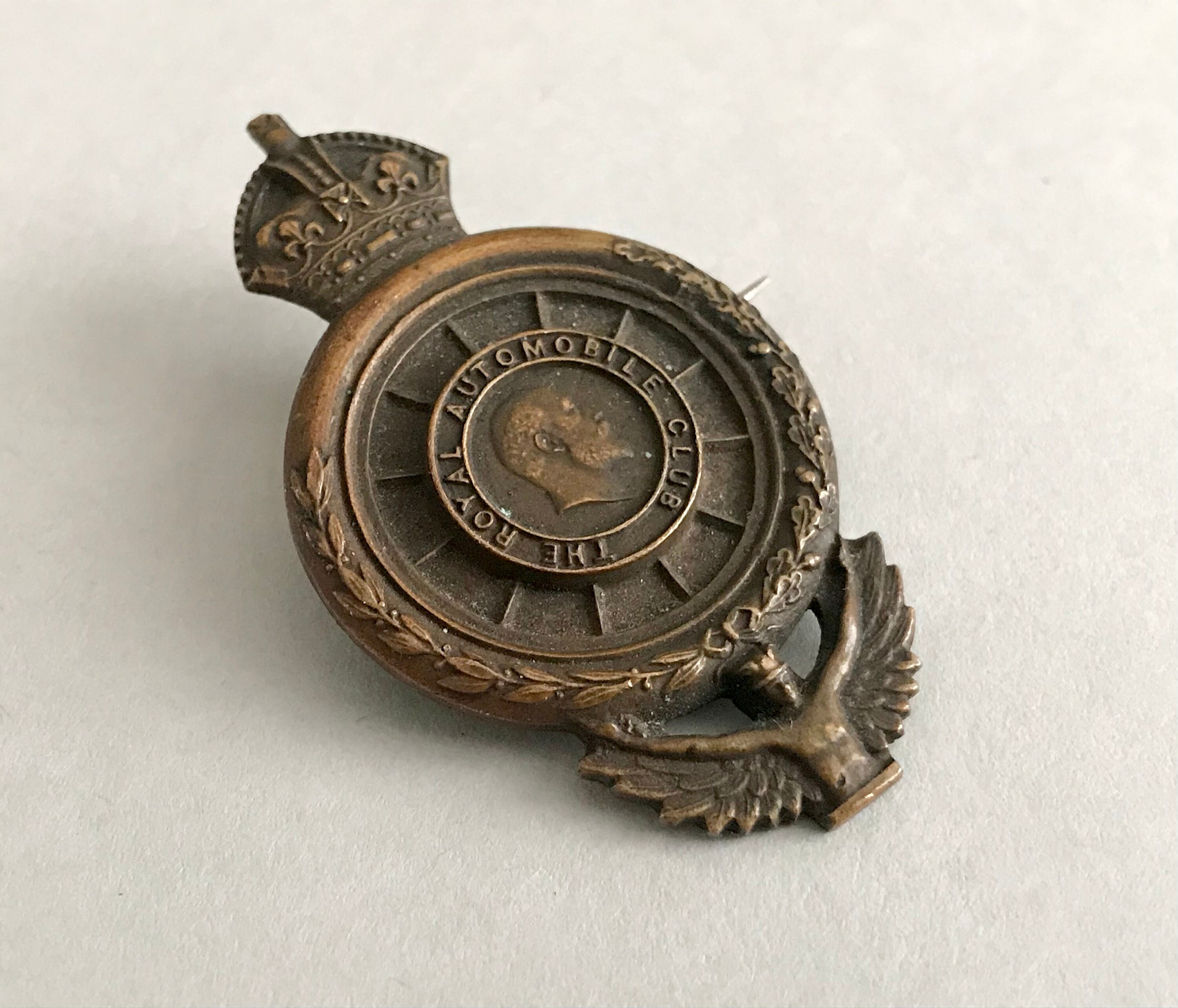 Antique Royal Automobile Club Badge / British Car Club / Etsy
