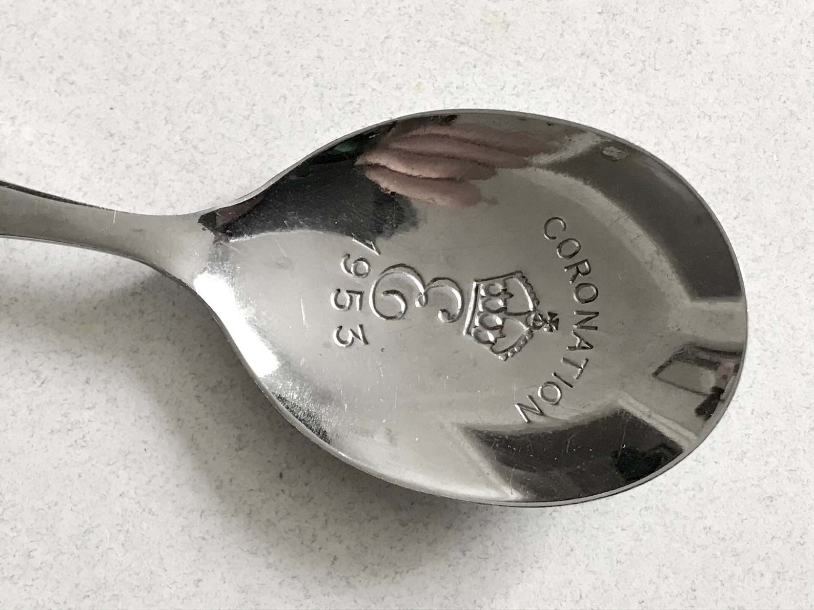 Vintage 1953 Coronation Tea Caddy Spoon / Queen Elizabeth / Etsy